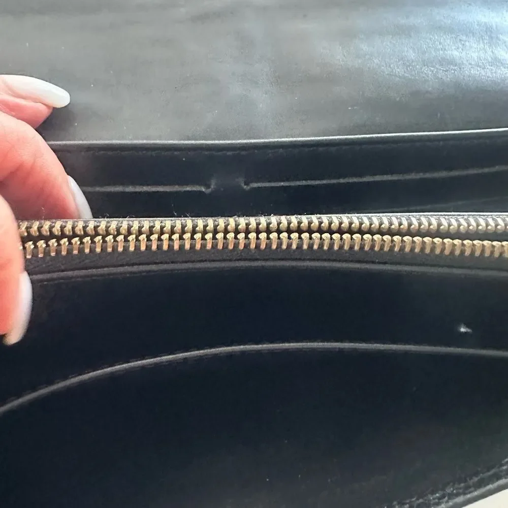 Louis Vuitton Suhali Le Favori Black Leather Wallet
